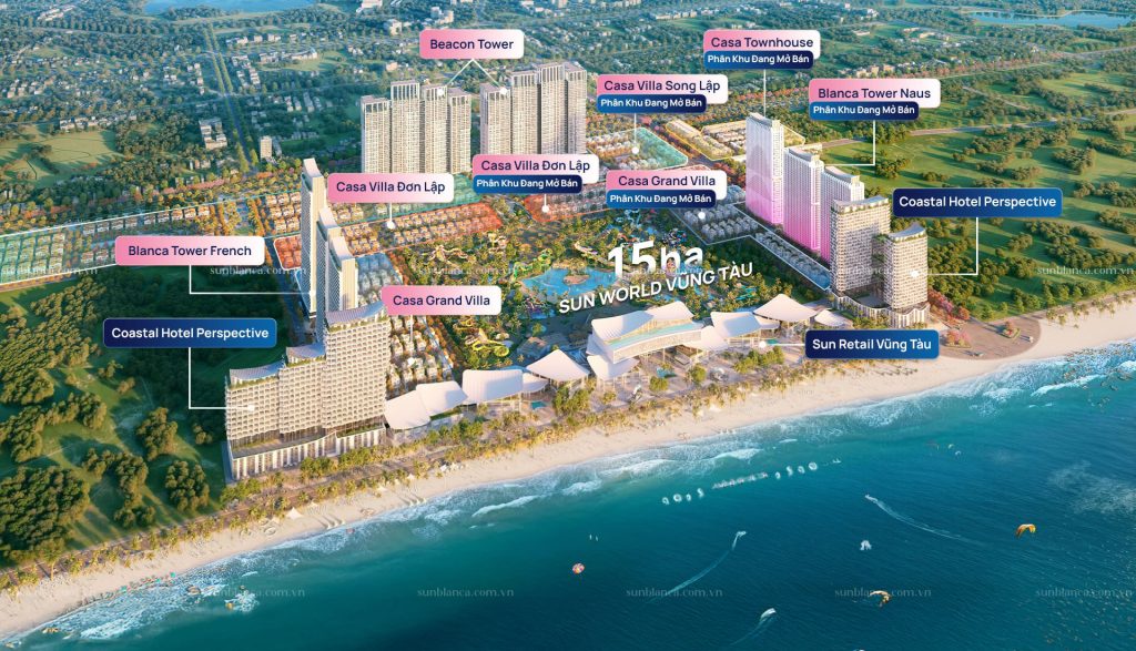Phối cảnh tổng thể dự án Beacon Vũng Tàu.