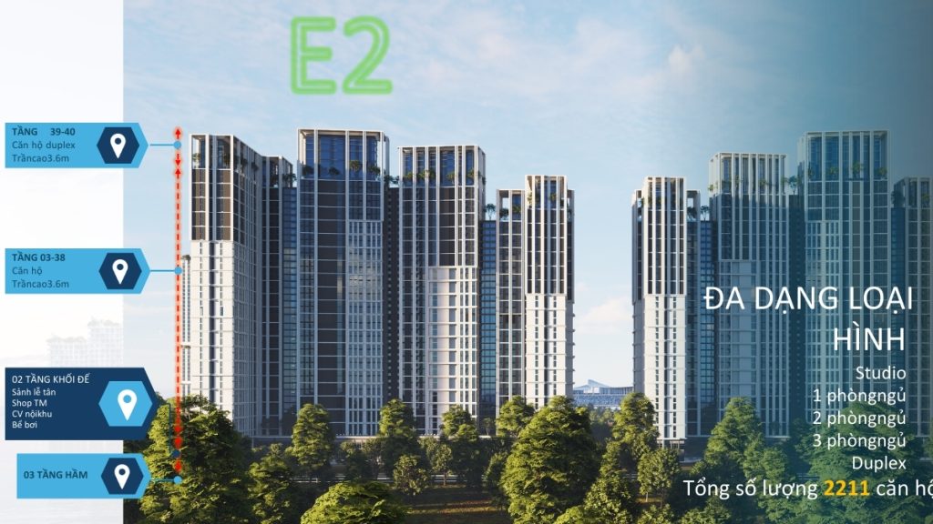 Thiết kế trần cao 3.6m mang lại không gian thoáng đạt.